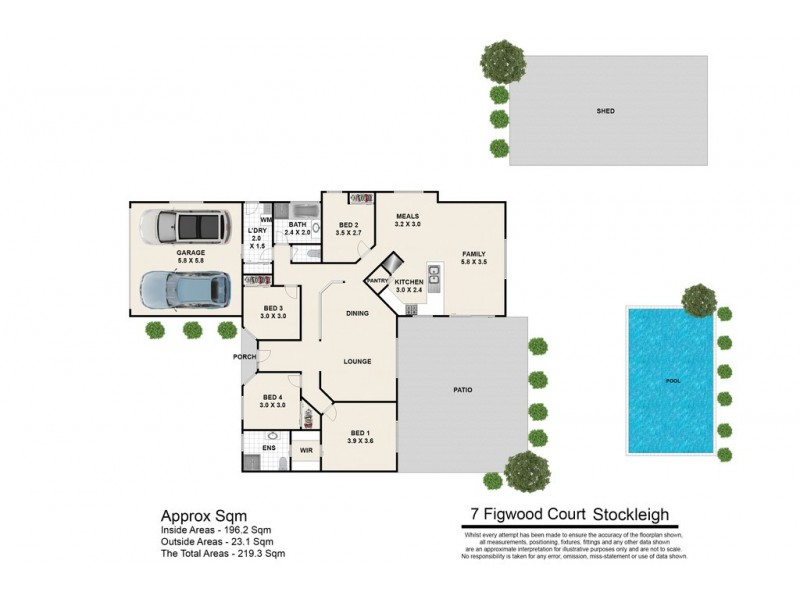 1-5 Figwood Court, Stockleigh QLD 4280 Floorplan