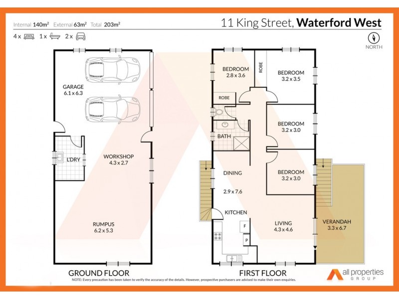11 King Street, Waterford West QLD 4133 Floorplan