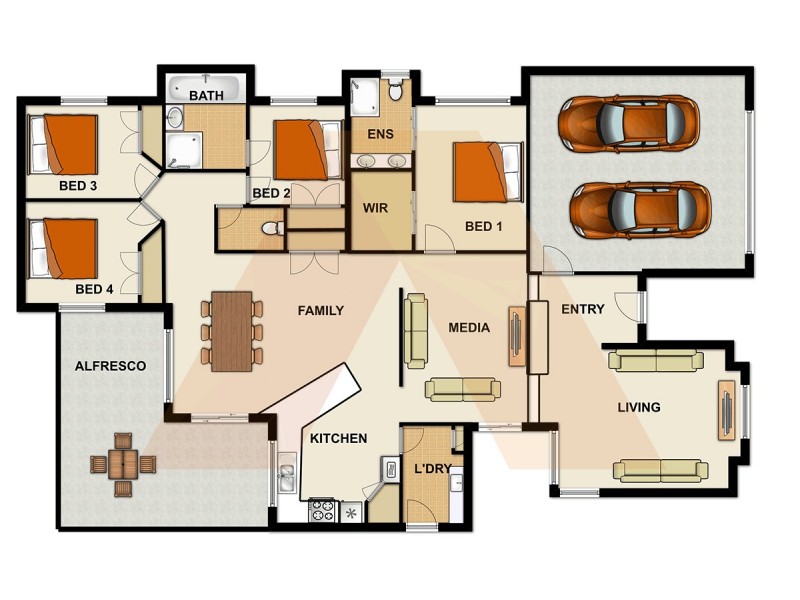13 Pepperina Place, Drewvale QLD 4116 Floorplan