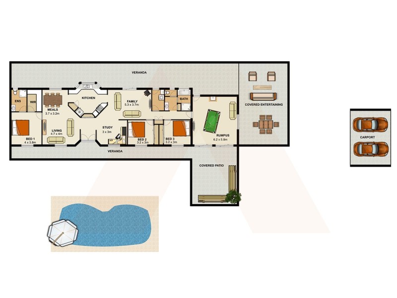 120 Michelle Drive, Cedar Grove QLD 4285 Floorplan