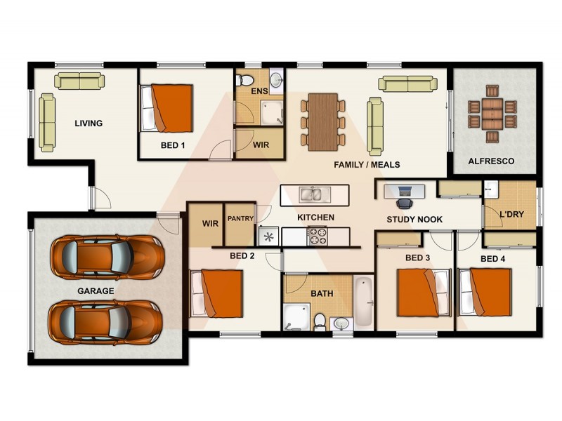 57 Mount Barney Cres, Park Ridge QLD 4125 Floorplan