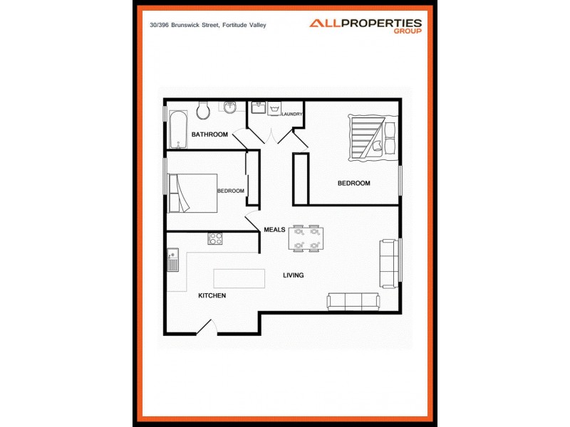 20/2 Cnr Brunswick and Berwick Streets, Fortitude Valley QLD 4006 Floorplan