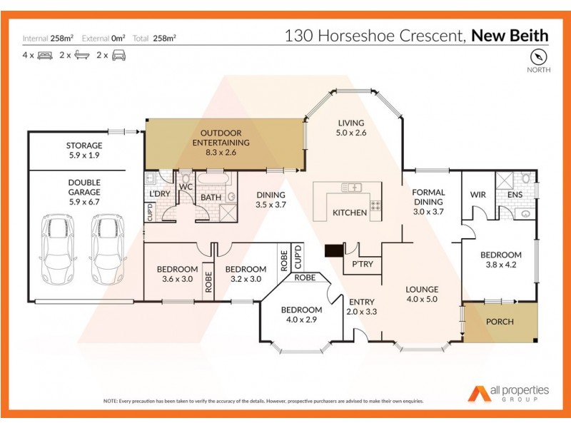130-132 Horseshoe Cr, New Beith QLD 4124 Floorplan