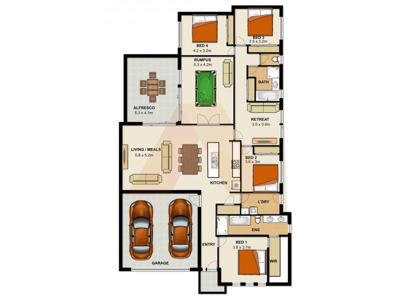 95 Steelwood Street, Heathwood QLD 4110 Floorplan