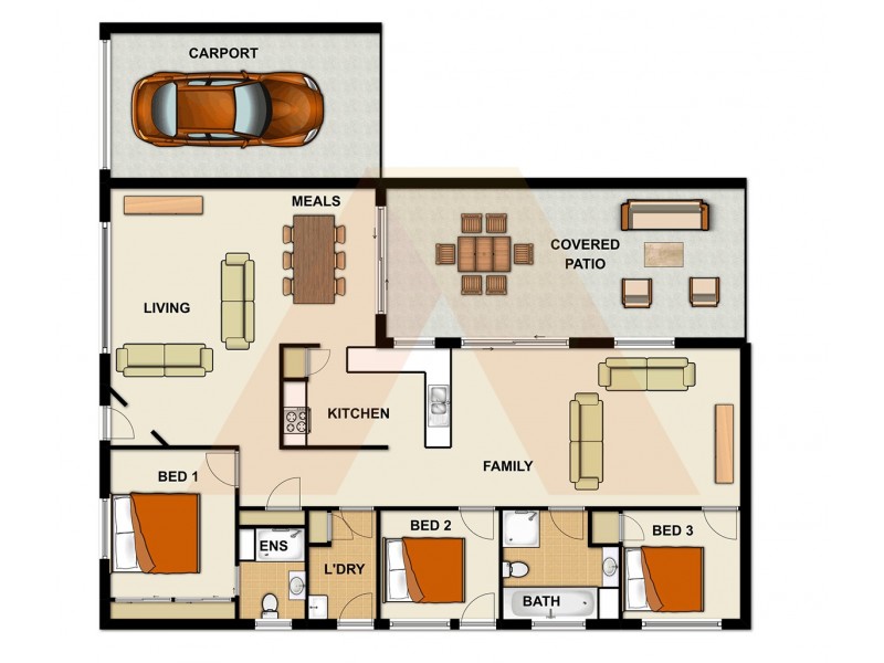 21 Tasman Court, Boronia Heights QLD 4124 Floorplan