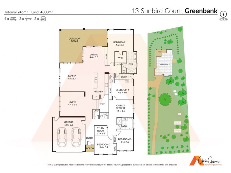 13-15 Sunbird Ct, Greenbank QLD 4124 Floorplan