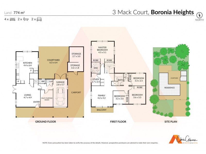 3 Mack Court, Boronia Heights QLD 4124 Floorplan