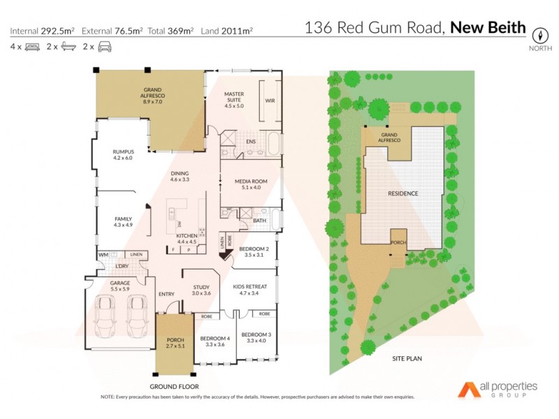 136-138 Red Gum Road, New Beith QLD 4124 Floorplan