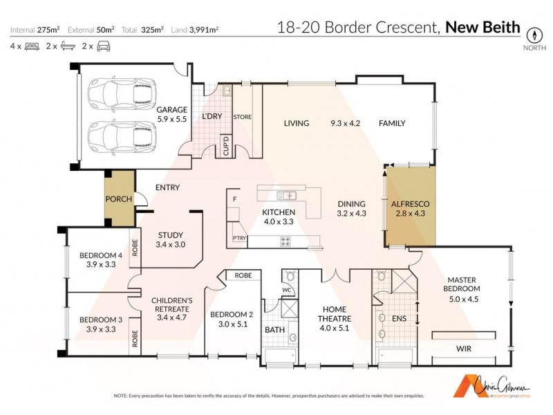 18-20 Border Cres, New Beith QLD 4124 Floorplan