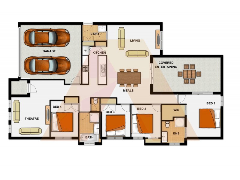 3 Bignonia Close, Heathwood QLD 4110 Floorplan