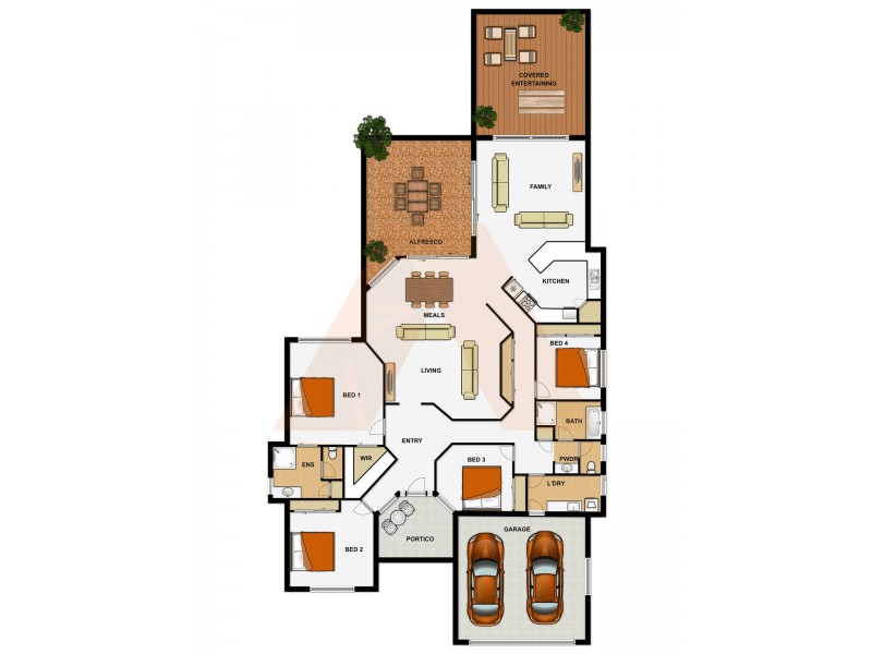 7 St Ives Circuit, Forest Lake QLD 4078 Floorplan