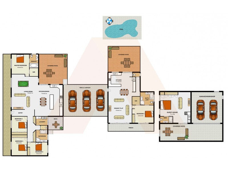 58-60 Marjorie Court, South Maclean QLD 4280 Floorplan
