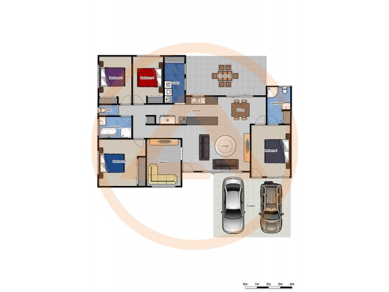 68 Dalmeny Street, Algester QLD 4115 Floorplan