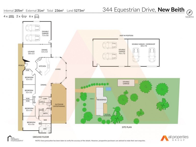 344-346 Equestrian Drive, New Beith QLD 4124 Floorplan