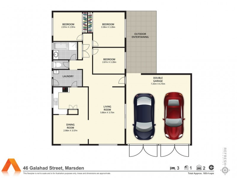 46 Galahad Street, Marsden QLD 4132 Floorplan