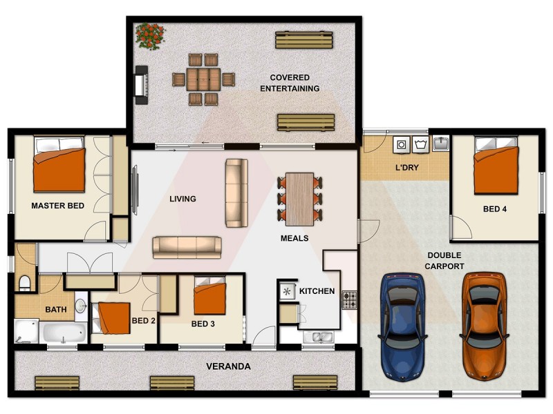 2 Heathcote Court, Munruben QLD 4125 Floorplan