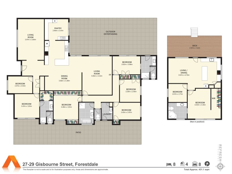 27-29 Gisbourne Street, Forestdale QLD 4118 Floorplan