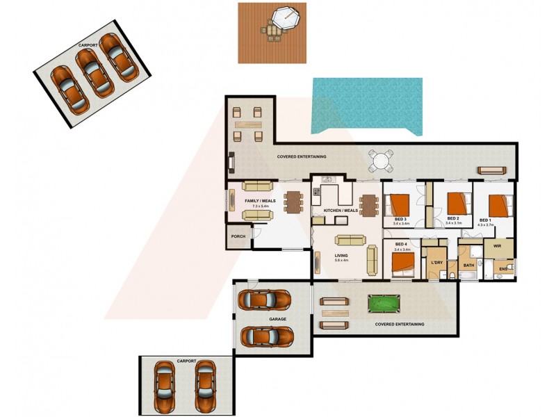 66-76 Edelsten Road, Jimboomba QLD 4280 Floorplan