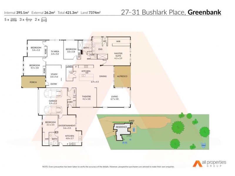 27-31 Bushlark Place, Greenbank QLD 4124 Floorplan