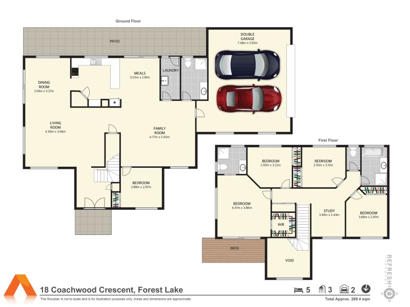 18 Coachwood Crescent, Forest Lake QLD 4078 Floorplan