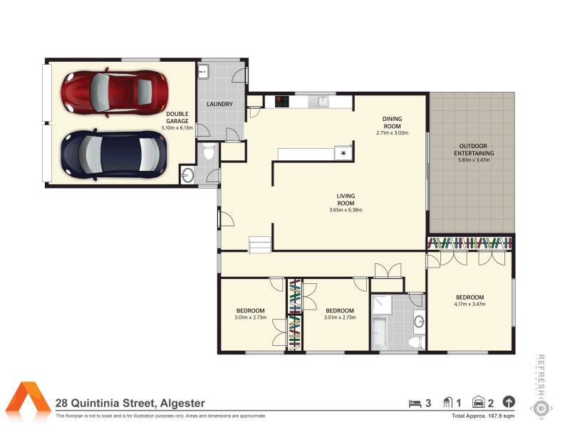 28 Quintinia Street, Algester QLD 4115 Floorplan