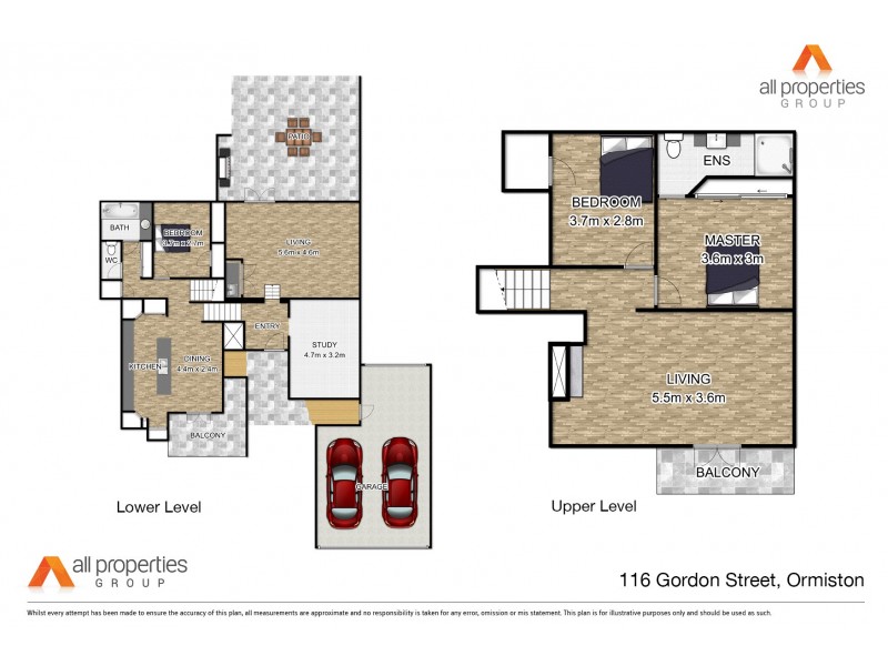 116 Gordon St, Ormiston QLD 4160 Floorplan