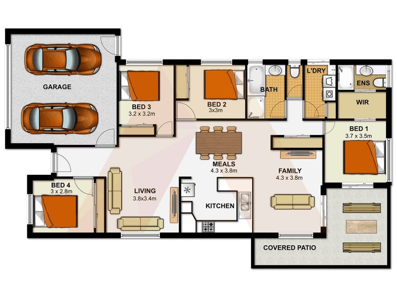 21 Mimosa Street, Parkinson QLD 4115 Floorplan