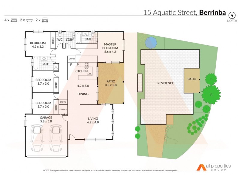 15 Aquatic Street, Berrinba QLD 4117 Floorplan