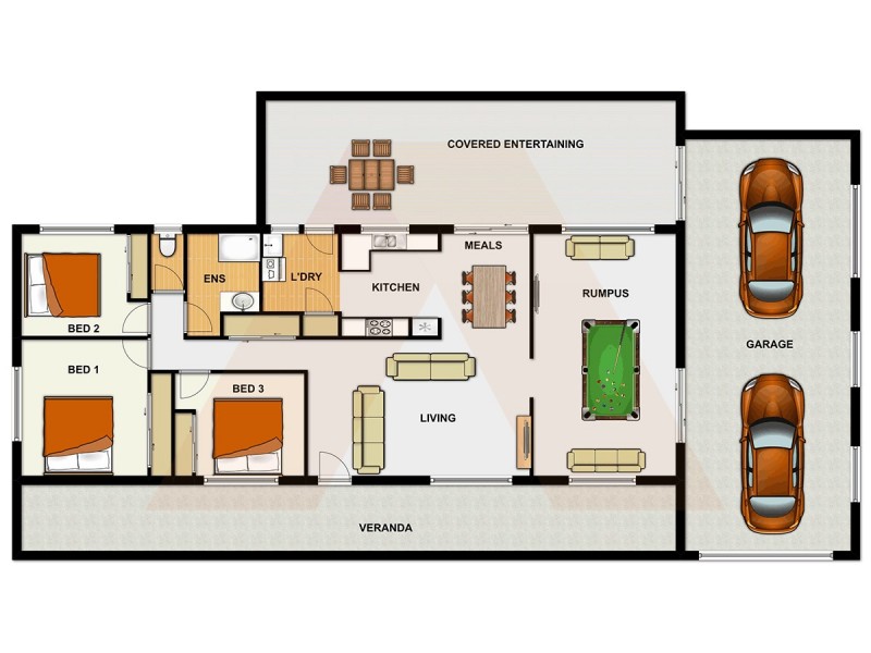 2 AILSA STREET, Boronia Heights QLD 4124 Floorplan
