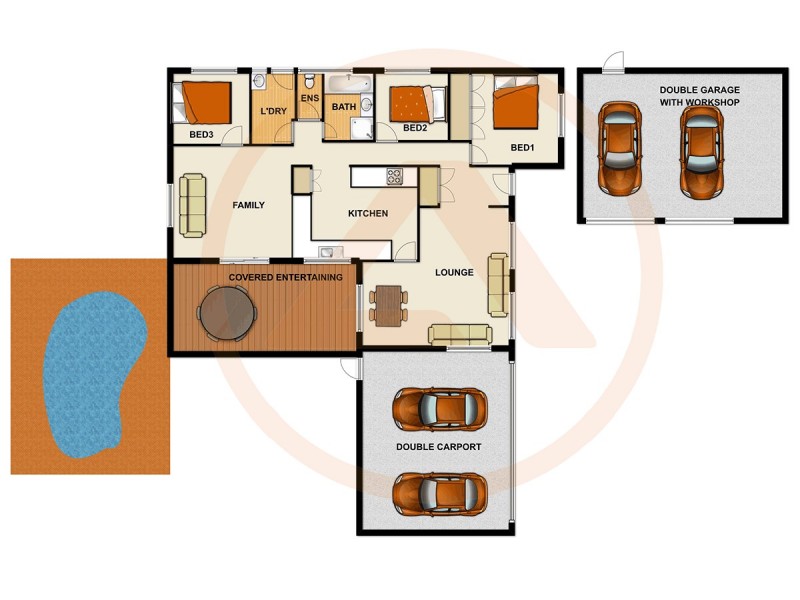 55 VANSITTART ROAD, Regents Park QLD 4118 Floorplan