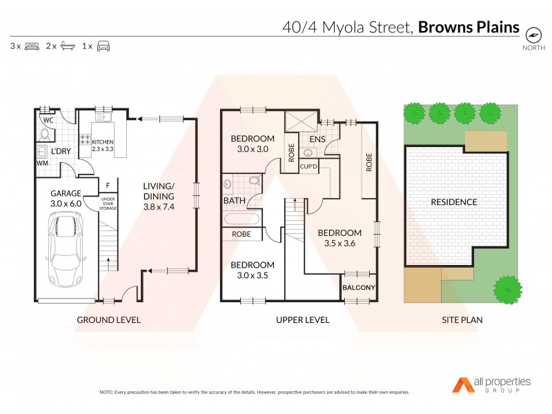 40/4 Myola St, Browns Plains QLD 4118 Floorplan