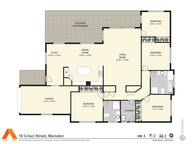 10 Crisci Street, Marsden QLD 4132 Floorplan