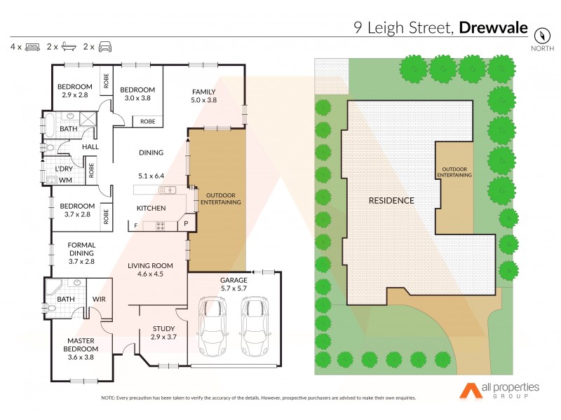 9 Leigh St, Drewvale QLD 4116 Floorplan