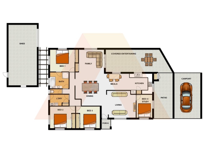11 COPEINA CT, Regents Park QLD 4118 Floorplan