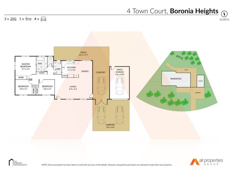 4 Town Court, Boronia Heights QLD 4124 Floorplan