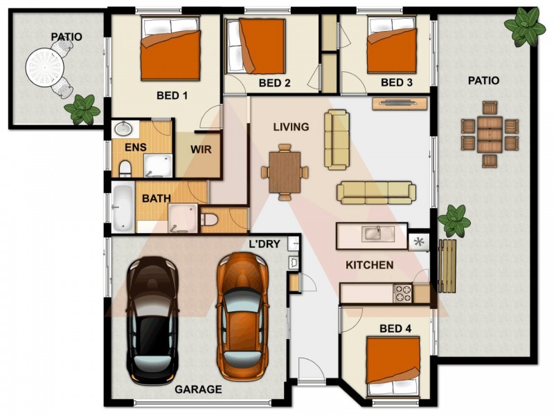 114-116 Michelle Drive, Cedar Grove QLD 4285 Floorplan