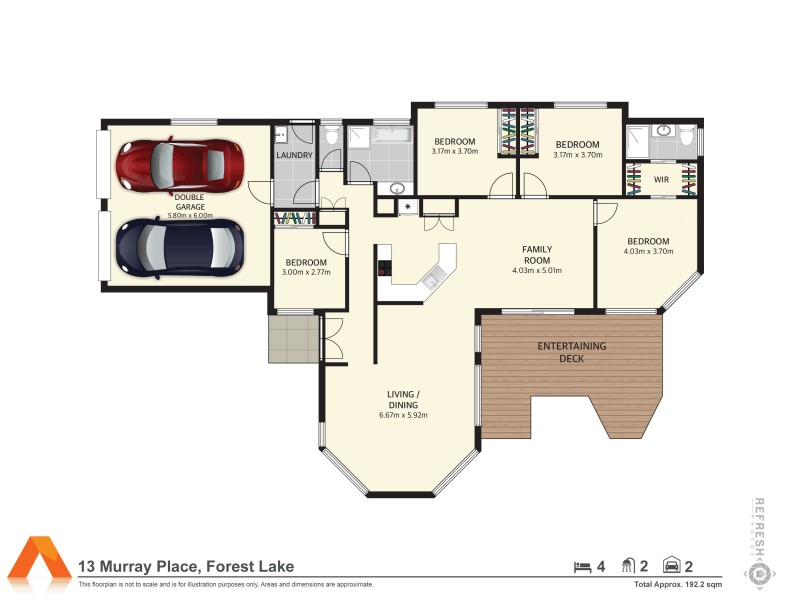 13 Murray Place, Forest Lake QLD 4078 Floorplan