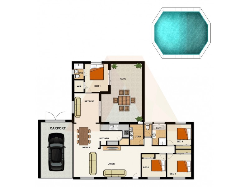 36 REGENCY DRIVE, Regents Park QLD 4118 Floorplan