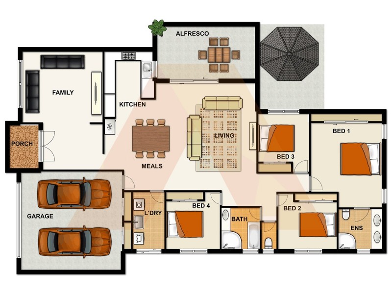 10 THAMES DRIVE, Regents Park QLD 4118 Floorplan
