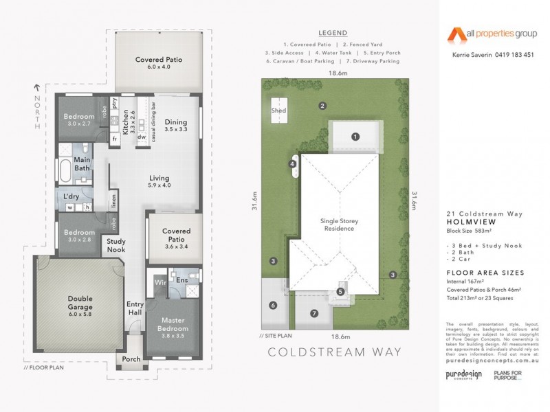 21 Coldstream Way, Holmview QLD 4207 Floorplan