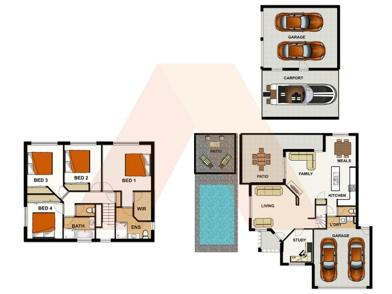 5 TAMSIN CT, Regents Park QLD 4118 Floorplan