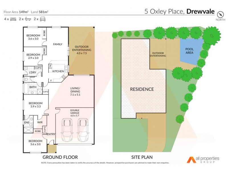 5 Oxley Place, Drewvale QLD 4116 Floorplan