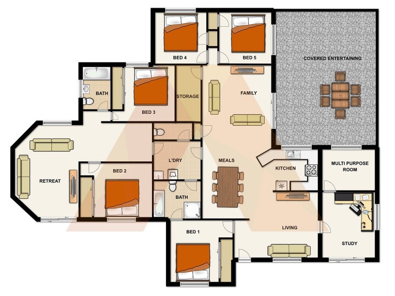 9 SAMIA CT, Regents Park QLD 4118 Floorplan