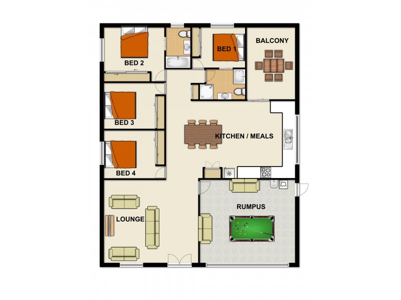 9 Jenny McMahon Ct, Goodna QLD 4300 Floorplan