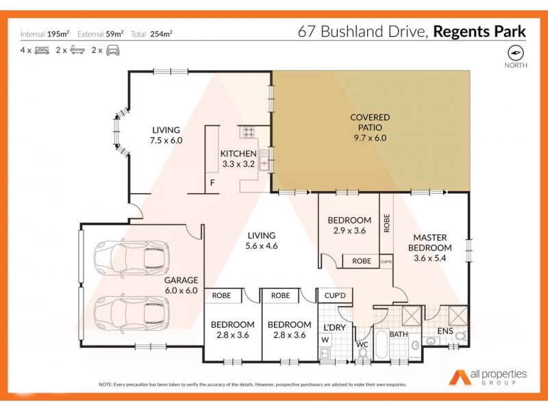 67 Bushland Drive, Regents Park QLD 4118 Floorplan