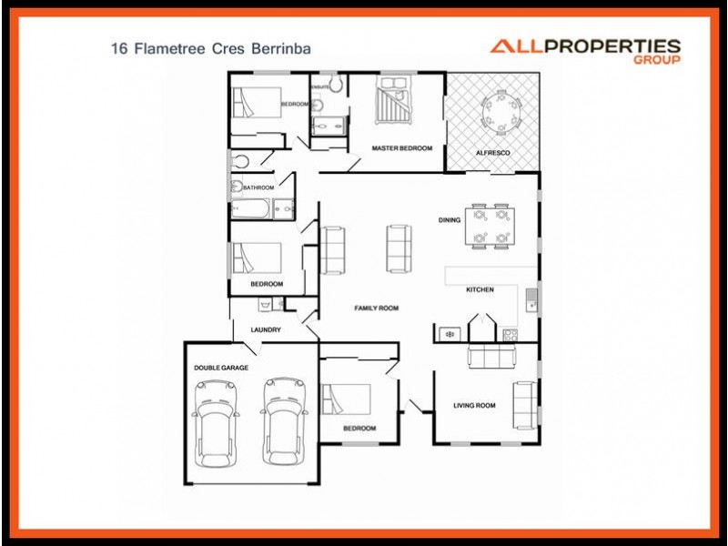 16 Flametree Crescent, Berrinba QLD 4117 Floorplan