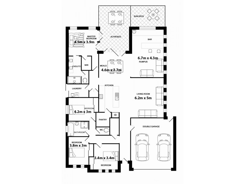 101 Parkwood Drive, Heathwood QLD 4110 Floorplan