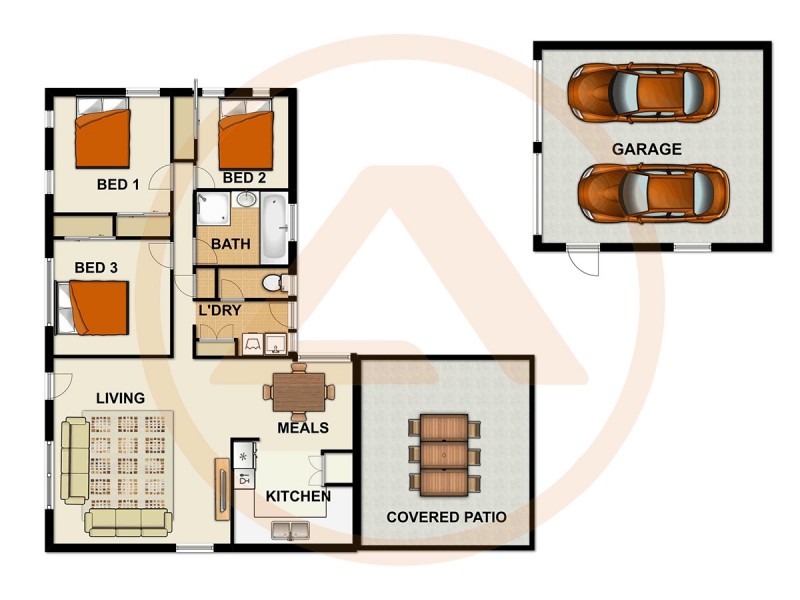 87 ESTRAMINA ROAD, Regents Park QLD 4118 Floorplan