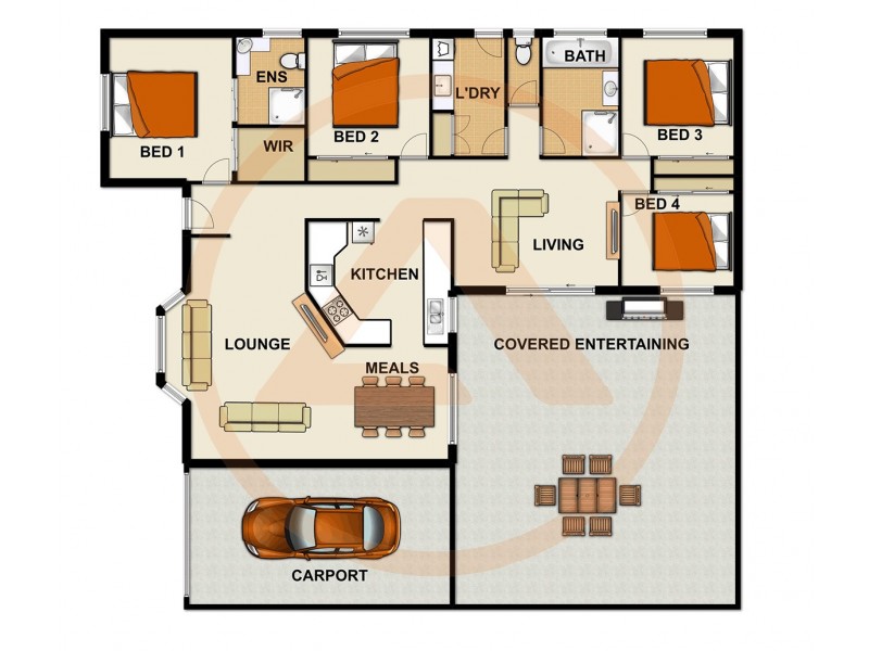 6 SOLANDRA CCT, Regents Park QLD 4118 Floorplan