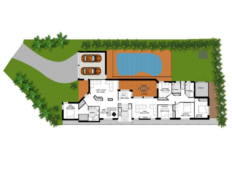 18 Redgum Place, Calamvale QLD 4116 Floorplan